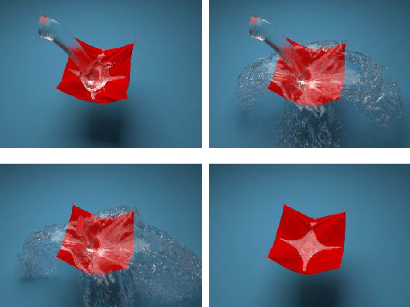 Adaptiving Time Steps for SPH Cloth-Fluid Coupling